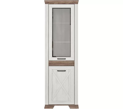 Шкаф с витриной Марсель REG1W1DP BRW70004464-blBRWl - фото 3239803