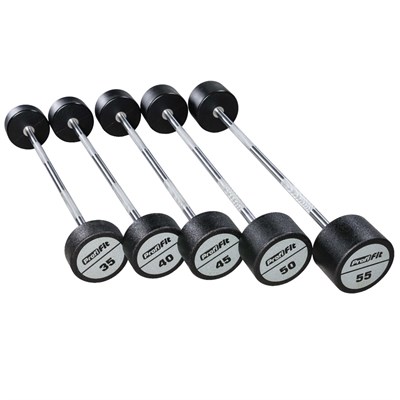 Набор прямых полиуретановых штанг (шаг 5 кг, 5 шт) PROFI-FIT 35-55 кг f24dfcb7-d609-11ee-bab5-00155d019201-tmzspr