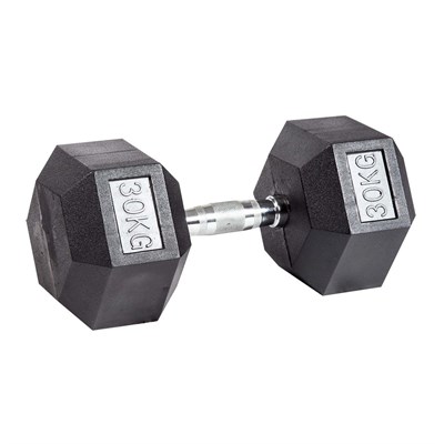 Гантель гексагональная обрезиненная PROFI-FIT 30 кг арт-olpn1bx1isoy-tmzspr