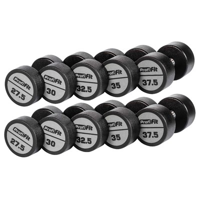 Гантельный ряд полиуретановый LEVEL (шаг 2,5 кг, 5 пар) PROFI-FIT 27,5-37,5 кг 0ce7f961-2f9d-11ef-babe-00155d019509-tmzspr - фото 3247317