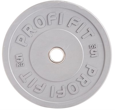 Диск для штанги каучуковый, цветной D51 мм PROFI-FIT  5 кг арт-cemwr9saelnn-tmzspr - фото 3247556
