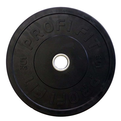 Диск для штанги каучуковый, черный D51 мм PROFI-FIT  5 кг арт-nxpmjeilfe3y-tmzspr - фото 3247571