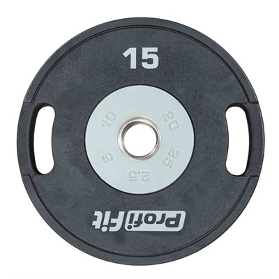 Диск полиуретановый D51 мм PROFI-FIT 15 кг 3e241417-8e82-11ee-baae-00155d019500-tmzspr - фото 3247661
