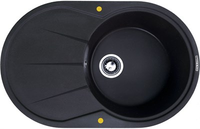 Кухонная мойка Zigmund & Shtain KREIS OV 770 B ЧЕРН.БАЗАЛЬТ mZGSH4250055630769 - фото 3552228