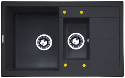 Кухонная мойка Zigmund & Shtain RECHTECK 780.2 ЧЕРН.БАЗАЛЬТ mZGSH4250055633050 - фото 3552830