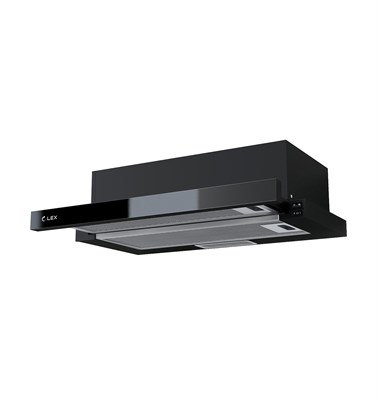 Вытяжка кухонная встраиваемая LEX HIDE G 600 BLACK spLEXCHAT000127 - фото 3706010
