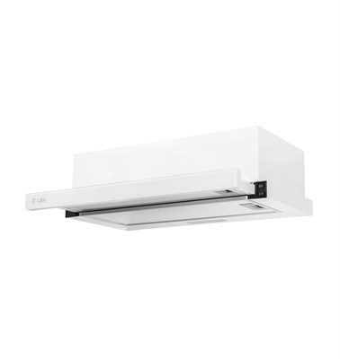 Вытяжка кухонная встраиваемая LEX HIDE G 600 WHITE spLEXCHAT000128 - фото 3706015