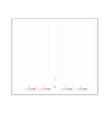 Варочная панель индукционная LEX EVI 641C WH spLEXCHPE000051 - фото 3707219