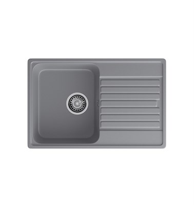 Мойка кухонная кварцевая LEX Geneva 740 Deep Grey spLEXRULE000166 - фото 3708565