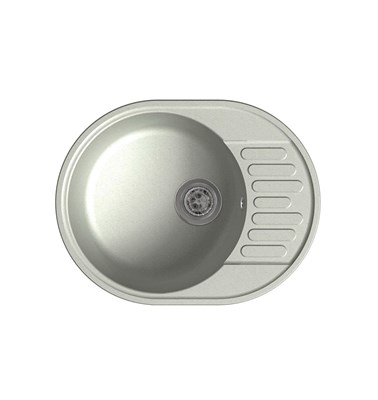 Мойка кухонная кварцевая LEX Orta 620 Space Gray spLEXRULE000030 - фото 3712307