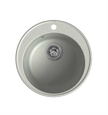 Мойка кухонная кварцевая LEX Lugano 480 Space Gray spLEXRULE000006 - фото 3712319