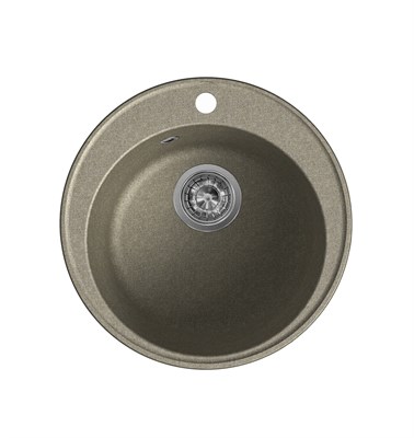 Мойка кухонная кварцевая LEX Lugano 480 Sand spLEXRULE000005 - фото 3712321