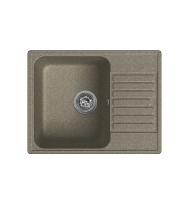 Мойка кухонная кварцевая LEX Garda 620 Sand spLEXRULE000017 - фото 3712345