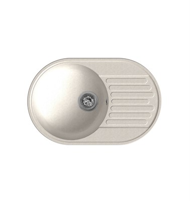 Мойка кухонная кварцевая LEX Como 740 White spLEXRULE000007 - фото 3712353