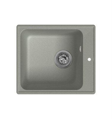 Мойка кухонная кварцевая LEX Balaton 420 Space Gray spLEXRULE000036 - фото 3712365
