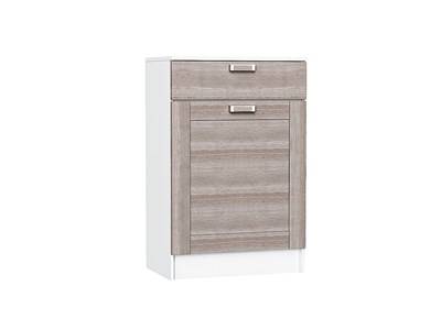 Тумба Стиль ТБ-601 с ящиком Белый, Cappuccino Veralinga, каркас ЛДСП  Белый, фасад МДФ  Cappuccino Veralinga,  907*600*380 sppr5VVTtoAR59872 - фото 3806304