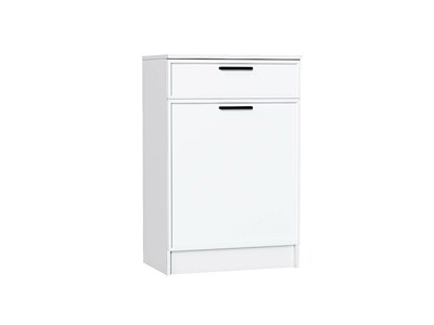Тумба Стиль ТБ-601 с ящиком Белый, White Silk, Фрейм, каркас ЛДСП  Белый, фасад МДФ  White Silk,  907*600*380 sppr5VVTtoAR68712 - фото 3806328