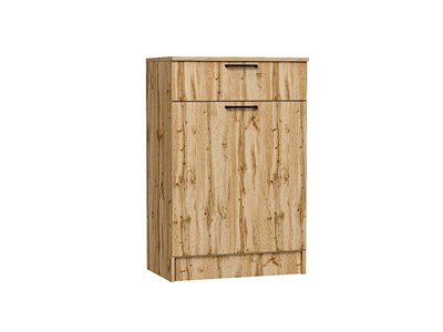 Тумба Стиль ТБ-601 с ящиком Дуб Вотан, Wotan Oak 2S, каркас ЛДСП  Дуб Вотан, фасад ЛДСП  Wotan Oak 2S,  907*600*380 sppr5VVTtoAR59854 - фото 3806361
