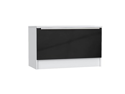 Тумба Стиль ТБ-800 Белый, Anthracite, каркас ЛДСП  Белый, фасад МДФ  Anthracite,  475*800*380 sppr5VVTtoAR63287 - фото 3806363