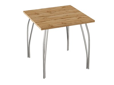 Стол обеденный квадратный TLC-1.2 (OC-11), столешница ЛДСП  Wotan Oak 2S, каркас Сталь  Aluminum Gloss,  742*750*750 sppr5VVTtoAR77513 - фото 3806602