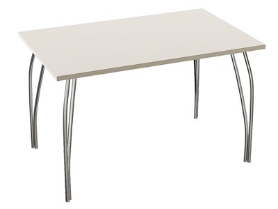 Стол обеденный прямоугольный TLC-1.2 (ОС-11), столешница ЛДСП  Cashmere In 2S, каркас Сталь  Aluminum Gloss,  742*1200*750 sppr5VVTtoAR77505 - фото 3806647