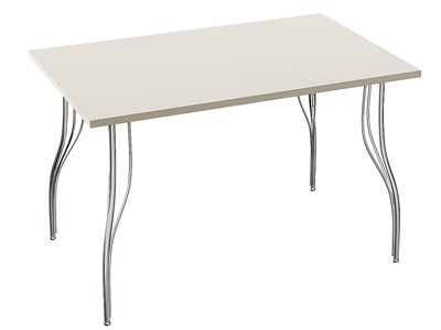 Стол обеденный прямоугольный TLC-1.2 (ОС-12), столешница ЛДСП  Cashmere In 2S, каркас Сталь  Aluminum Gloss,  742*1200*750 sppr5VVTtoAR77506 - фото 3806662