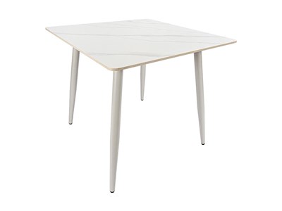 Стол Uni-Form-S.2B, столешница Каменная плита  White Matt, каркас Сталь  SGrey,  727*800*800 sppr5VVTtoAR68685 - фото 3806742