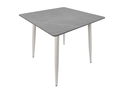 Стол Uni-Form-S.2B, столешница Каменная плита  Grey Matt, каркас Сталь  SGrey,  727*800*800 sppr5VVTtoAR68686 - фото 3806758