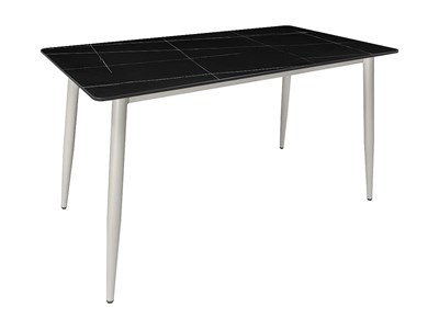Стол Uni-Form-S2.2B, столешница Каменная плита  Black Matt, каркас Сталь  SGrey,  727*1300*700 sppr5VVTtoAR68695 - фото 3806830
