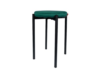 Табурет Hit-Up, сидение Велюр  Emerald V218, каркас Сталь  SBlack,  510*390*390 sppr5VVTtoAR093-6479 (67286) - фото 3806999