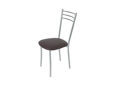 Стул VIOLA, сидение Эко кожа  Chocolate, каркас Сталь  ,  880*400*430 sppr5VVTtoAR22754 - фото 3807032