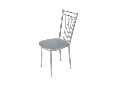 Стул FOSKA, сидение Эко кожа  Silver, каркас Сталь  ,  880*400*430 sppr5VVTtoAR22744 - фото 3807119