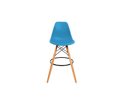 Стул барный Enny-101, сидение   Light Blue, каркас Массив бука/металл  ,  1090*600*600 sppr5VVTtoAR45720 - фото 3807462