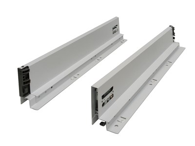 Направляющие с доводчиком для малого ящика POWER BOX,  сталь, пластик  ,  W Белый  ,  86*47*440 sppr5VVTtoAR122-0245 (66412) - фото 3807817