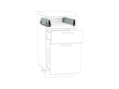 Ящик низкий POWER BOX1,    ,  белый/серый  ,  85*268*447 sppr5VVTtoAR24546 - фото 3807835