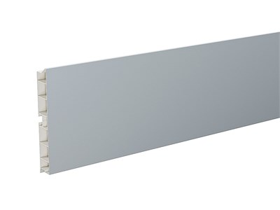 Цоколь ПВХ,  Пластик  ,  Алюминий  ,  95*4000*13 sppr5VVTtoAR086-0158 (22283) - фото 3809046