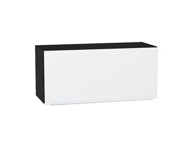 Кухонный  Шкаф верхний горизонтальный Фьюжн Graphite, Silky White, 360, 800, каркас ЛДСП  Graphite, фасад МДФ  Silky White,  358*800*320 sppr5VVTtoAR51917 - фото 3809722