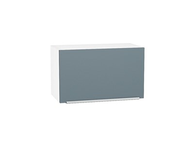 Кухонный  Шкаф верхний горизонтальный Фьюжн Белый, Silky Blue, 360, 600, каркас ЛДСП  Белый, фасад МДФ  Silky Blue,  358*600*320 sppr5VVTtoAR51926 - фото 3809751