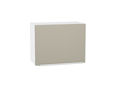 Кухонный  Шкаф верхний горизонтальный Фьюжн Белый, Silky Grey, 460, 600, каркас ЛДСП  Белый, фасад МДФ  Silky Grey,  460*600*318 sppr5VVTtoAR57194 - фото 3809760