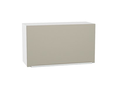Кухонный  Шкаф верхний горизонтальный Фьюжн Белый, Silky Grey, 460, 800, каркас ЛДСП  Белый, фасад МДФ  Silky Grey,  460*800*318 sppr5VVTtoAR57195 - фото 3809761