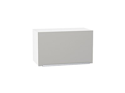 Кухонный  Шкаф верхний горизонтальный Фьюжн Белый, Silky Light Grey, 360, 600, каркас ЛДСП  Белый, фасад МДФ  Silky Light Grey,  358*600*320 sppr5VVTtoAR66551 - фото 3809763