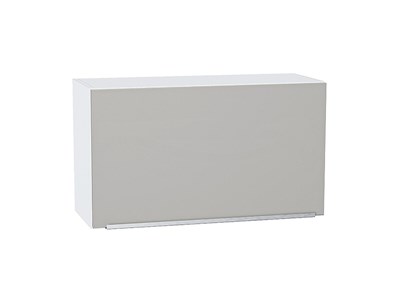 Кухонный  Шкаф верхний горизонтальный Фьюжн Белый, Silky Light Grey, 460, 800, каркас ЛДСП  Белый, фасад МДФ  Silky Light Grey,  460*800*318 sppr5VVTtoAR66555 - фото 3809767