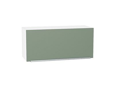 Кухонный  Шкаф верхний горизонтальный Фьюжн Белый, Silky Mint, 360, 800, каркас ЛДСП  Белый, фасад МДФ  Silky Mint,  358*800*320 sppr5VVTtoAR51923 - фото 3809770
