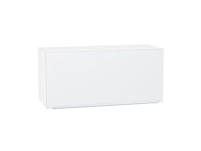 Кухонный  Шкаф верхний горизонтальный Фьюжн Белый, Silky White, 360, 800, каркас ЛДСП  Белый, фасад МДФ  Silky White,  358*800*320 sppr5VVTtoAR51915 - фото 3809776
