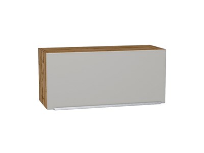 Кухонный  Шкаф верхний горизонтальный Фьюжн Дуб Вотан, Silky Light Grey, 360, 800, каркас ЛДСП  Дуб Вотан, фасад МДФ  Silky Light Grey,  358*800*320 sppr5VVTtoAR66558 - фото 3809818