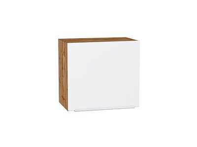 Кухонный  Шкаф верхний горизонтальный Фьюжн Дуб Вотан, Silky White, 460, 500, каркас ЛДСП  Дуб Вотан, фасад МДФ  Silky White,  460*500*318 sppr5VVTtoAR60639 - фото 3809831