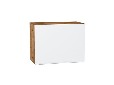 Кухонный  Шкаф верхний горизонтальный Фьюжн Дуб Вотан, Silky White, 460, 600, каркас ЛДСП  Дуб Вотан, фасад МДФ  Silky White,  460*600*318 sppr5VVTtoAR60640 - фото 3809832