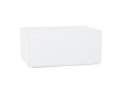 Кухонный  Шкаф верхний горизонтальный глубокий Фьюжн Белый, Silky White, 800, каркас ЛДСП  Белый, фасад МДФ  Silky White,  358*800*576 sppr5VVTtoAR51857 - фото 3809887