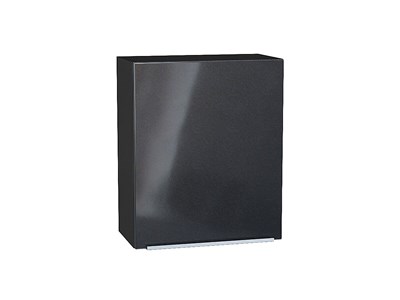 Кухонный  Шкаф верхний с 1-ой дверцей Фьюжн Graphite, Anthracite, 720, 600, каркас ЛДСП  Graphite, фасад МДФ  Anthracite,  716*600*320 sppr5VVTtoAR41517 - фото 3809932