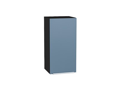 Кухонный  Шкаф верхний с 1-ой дверцей Фьюжн Graphite, Silky Blue, 720, 350, каркас ЛДСП  Graphite, фасад МДФ  Silky Blue,  716*350*320 sppr5VVTtoAR65112 - фото 3809964